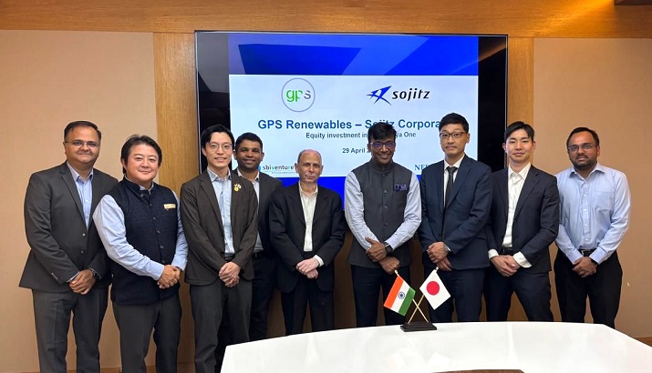 Neev Fund-backed GPS Renewables’ JV with Indian Oil raises fresh capital from Japan's Sojitz